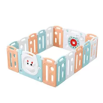 Главная Детская игровая ограда Высокая устойчивость Складная система хранения Детская игровая ограда 20+2