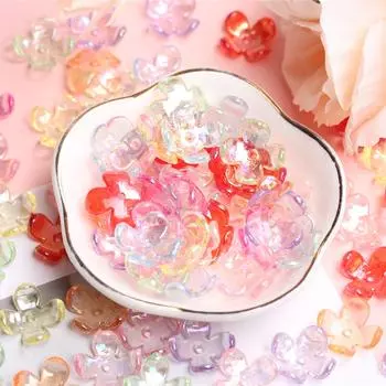 Главная Для изготовления ювелирных изделий Цветочные бусины Четыре лепестковых сосуда 17x6 мм Бусины-разделители AB Цвет Около 120 шт. Ожерелье Подвески Поставки Браслеты