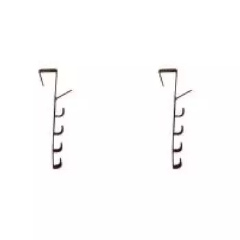 Главная Дверная вешалка Крючок Многофункциональный Органайзер для одежды Пальто Шляпа Сумка Крючок(коричневый)