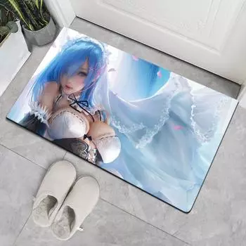 Главная Игра Мультфильм Персонаж из мультфильма Коврик для двери Коврик для кухни Нескользящий коврик Туалет Впитывающий коврик для ног 40x60