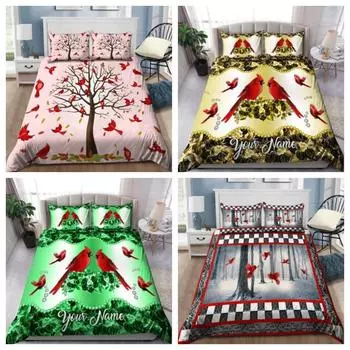 Главная Комплект постельного белья Tmarc Tee Индивидуальное имя Кардинал Комплекты постельного белья Наволочка Single 135x200cm