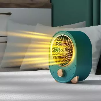 Главная Креативный 3D Пламя Обогреватель Энергосберегающий Электрический Обогреватель Настольный Офисный Подарочный Обогреватель Wamer зелёный