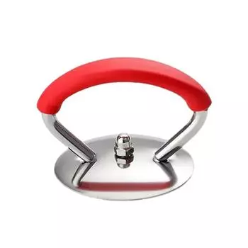 Главная Кухня Крышка для кастрюли из нержавеющей стали Универсальная ручка Универсальная термостойкая антиожоговая крышка для кастрюли Аксессуары красный
