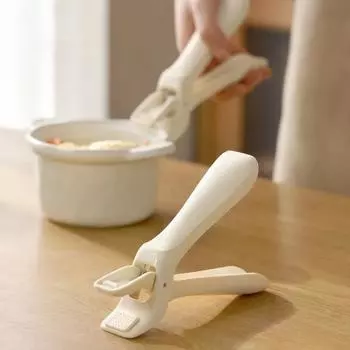 Главная Кухня Противоожоговый противоожоговый зажим для посуды Силиконовый зажим для подъёма тарелки Нескользящий зажим для тарелки Зажим для пароварки Зажим для овощей на пару Зажим для миски 1pc бежевый