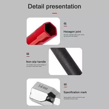 Главная Кухня Ванная Раковина Гаечный ключ Смеситель Клапаны Установка и демонтаж Набор ключей WaterPipe разноцветный