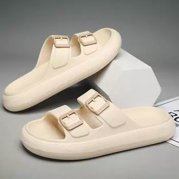 Главная ленивые тапочки для пар, наступающие на дерьмо, тапочки, легкие, из ЭВА, одно слово, перетаскивание, повседневные, классные тапочки, тапочки 36-37 чёрный