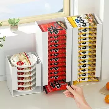 Главная Многофункциональный угловой ящик для хранения Кухонный ящик для хранения лапши быстрого приготовления Многоцелевой органайзер для масок и нижнего белья