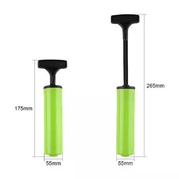 Главная Надувной шар Насос для плавательного круга Мини Портативный Футбольный Волейбол Баскетбол Насос чёрный