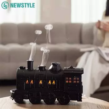 Главная Паровоз Эфирное Масло Диффузор Увлажнитель Воздуха Большой Емкости Арома Диффузор Со Светодиодными Лампами Ночной Светильник Ambient Sleep