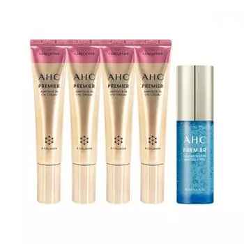 [главная покупка последний продукт] AHC Eye Cream Ampoule In Core Lifting 40 мл 4 упаковки + ампульный гель