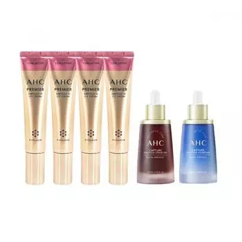 [главная Покупка Последняя награда] Крем для кожи вокруг глаз Ahc с ампулами для лифтинга 40 мл 4 упаковки + 2 ампулы Capture
