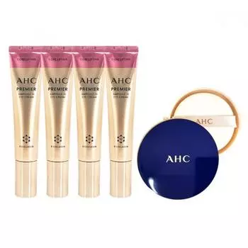 [Главная Покупки Новейший Продукт] AHC Крем Для Глаз Ампула In Core Lifting 40 мл 4 шт + Royal Cell Cushion Оригинальный Сменный Блок