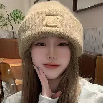 Главная Предпочитаю Мужскую Зимнюю Шапку Флисовая Вязаная Шапка-бини Теплые Шапки-Чулки Мужчины Женщины one average size