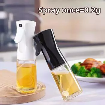 Главная Приправа для улицы, соевый соус, уксус, вино и масло, горшок для контроля, новый распылитель масла прессового типа 200 мл 300 мл 500 мл распылитель масла