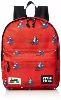 [Главная роль] Рюкзак SUPER MARIO (Супер Марио) ДЕТИ Прыгай и беги Красный