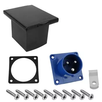 Главная розетка для автодома для кемпера Marine 220 В-240 В 16 А водонепроницаемая внешняя розетка для скрытого подключения с крышкой