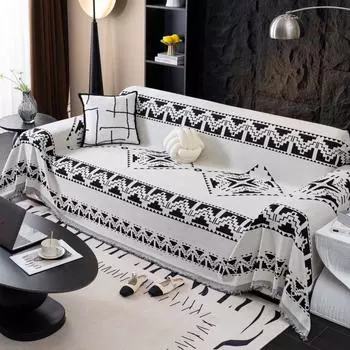 Главная Шенилл Этнический Стиль Диван Коврик Пледы Всесезонный Кемпинг Пикник Одеяло Чехол Диван Чехол 180x130