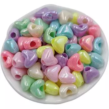 Главная Товары для вечеринок AB Цвет Свободные бусины Акриловые для изготовления ювелирных изделий Акриловые бусины Конфеты Разноцветные круглые бусины Мода Любовь Сливовая звезда Flat Heart