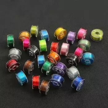 Главная Товары для вечеринок Браслет Изюминка DIY Высококачественная плетеная нить 60 м/рулон Изготовление украшений Шнурки для волос Ручная работа Нитки для рукоделия Популярный 20*10mm 60m/Roll чёрный