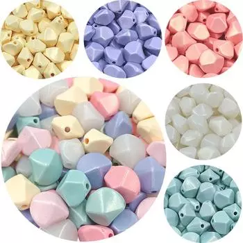 Главная Товары для вечеринок Браслет Ожерелье Изготовление Мода 10 шт. Бусины россыпью Macarone Color Высококачественные ювелирные аксессуары Материалы для бисероплетения Фурнитура DIY розовый