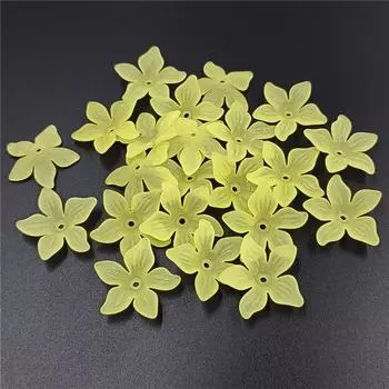 Главная Товары для вечеринок Изготовление украшений для сережек Модные ожерелья Аксессуары для волос своими руками Акриловые матовые бусины 20 шт. Подставка для цветов баухинии фиолетовый