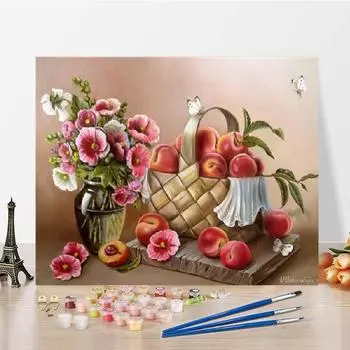 Главная Украшение DIY Живопись по номерам Масло Живопись Искусство Холст Цифровая масляная живопись 40x50cm no frame