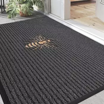 Главная Уличные дверные коврики Резиновые входные коврики Полипропиленовые коммерческие противоскользящие коврики в скандинавском стиле 60*90cm