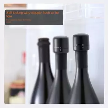 Главная Вакуумная пробка для винных бутылок Барные аксессуары Посуда для хранения коктейлей Силиконовая герметизация Многоразовая барная посуда Кухня Столовая