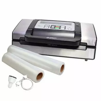 Главная Вакуумная упаковочная машина Пищевой запайщик Вакуумная упаковка PREMIUM Premium Simple Set 1 большой и 1 маленький образец 1 бутылка и 1 канистра (включает в себя рулон,