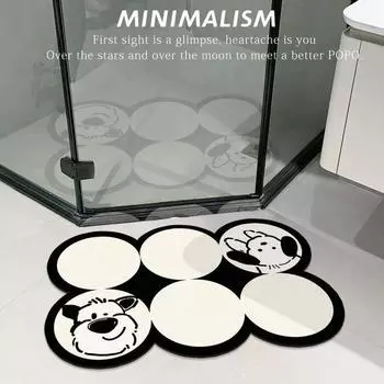 Главная Ванная комната Нескользящий коврик Впитывающий коврик для туалета Диатомовый коврик для ванной комнаты и кухни Коврик для двери 40*60cm