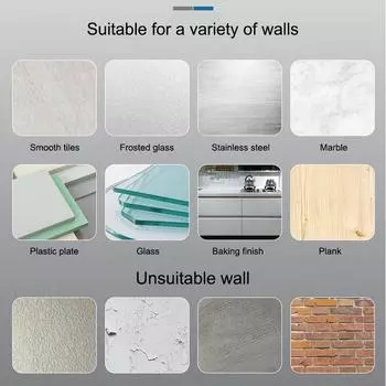 Главная Вечеринка Поставки Сильные Прозрачные Крючки Клей Батру Двухсторонние Настенные Крючки Чашка Присоска Вешалка Всасывание 5/10 Комплект для кухни 5 Set