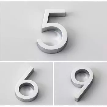 Главная Вечеринка Расходные материалы Дом от 0 до 9 Дом Цифровая табличка Пластиковый номер Бирка Отель 3D Табличка Знак Самоклеящееся покрытие Наклейки Ворота Цифры Дверная этикетка 0 серебряный