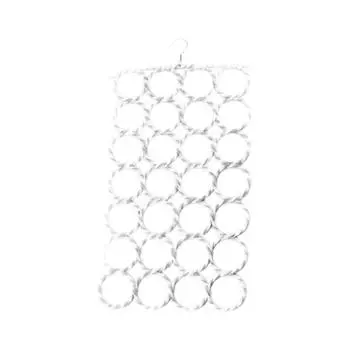 Главная Вешалка для бумажных лоз 28 кругов Подставка для шарфов Подставка для шарфов Складная подставка для галстуков One Size красный