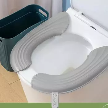 Главная Водонепроницаемый EVA Универсальный унитаз Подушка для унитаза Четыре сезона Портативные аксессуары розовый