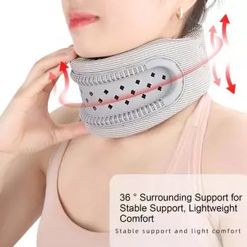 Главная Защита шеи Анти-Голова Опускание шеи вперед Наклоняющий силиконовый шейный бандаж Тяговый фиксированный шейный позвонок Поддержка шеи