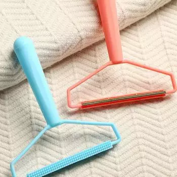 Главная Живая Щетка для чистки шерсти домашних животных Инструмент для чистки Средство для удаления катышков с твидового пальто Средство для чистки автомобильной обивки без повреждения одежды Уникальный розовый
