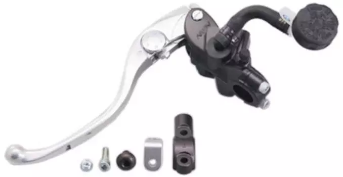 Главный цилиндр сцепления DAYTONA Radial Clutch, коричневый, прозрачный, рычаг 64209 19, корпус/полировка