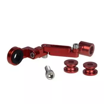 Главный цилиндр тормозной муфты из алюминиевого сплава с ЧПУ, держатель резервуара для жидкости, многоугольный, регулируемый красный