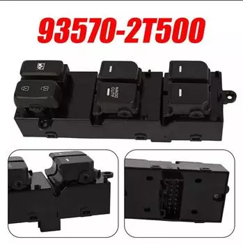 Главный переключатель стеклоподъемника водительского окна Auto UpDown черный для Kia Optima 2014-15 93570 2T500