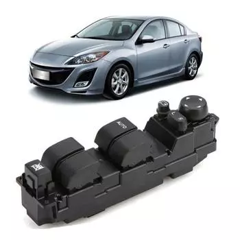 Главный переключатель управления складным электрическим окном автомобиля подходит для Mazda M2 DF74-66-350B