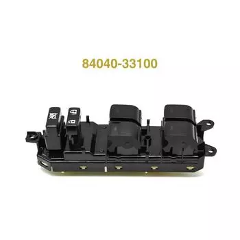 84040-33100 Главный переключатель управления стеклоподъемниками для Toyota Camry Prius Land Cruiser Prado,8404033100 чёрный
