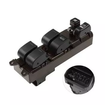 Главный переключатель управления стеклоподъемниками для Toyota Hilux Fortuner 84820-0K011 чёрный