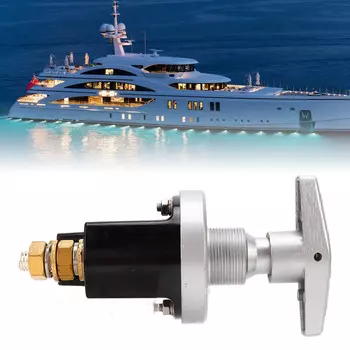 Главный выключатель питания аккумулятора, выключатель питания аккумулятора 12 В 500 А, водонепроницаемый для автомобиля, лодки, автофургона