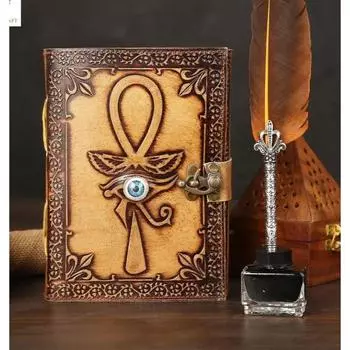 Глаз Ра, крылья, древний египетский сглаз, Книга мертвых, винтажный декор, ведьма 7 x 5 in