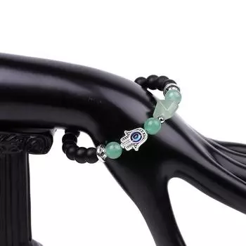 Глаза, руки, ладони, аметист, женский браслет, модные украшения, корейский стиль, ремешок для руки, плетеный браслет I