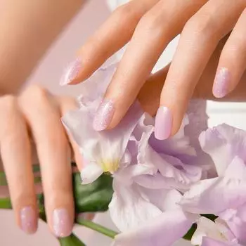 Глазированный лавандовый леденец