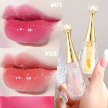 Глазурь для губ, меняющая цвет, увлажняющая, стойкая, нелипкая, прозрачная, меняющая температуру помада для пухлых губ