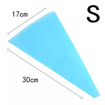 Товары для тортов, 1 шт., DIY торт, печенье, декор, силиконовая многоразовая глазурь, кондитерский мешок для крема S