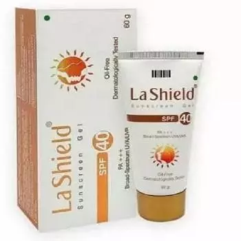 Glenmark La Shield Солнцезащитный гель SPF 40 PA+++ 50 г белый