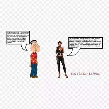 Гленн Куагмайр Венди, термопереносная печать, виниловые нашивки, наклейки для одежды, аппликации «сделай сам», моющиеся нашивки